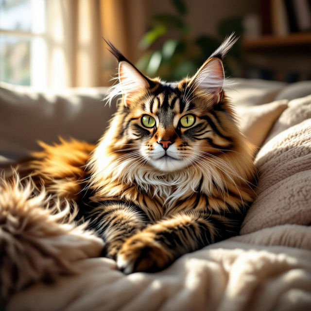 Large Maine Coon Cat Images gallery