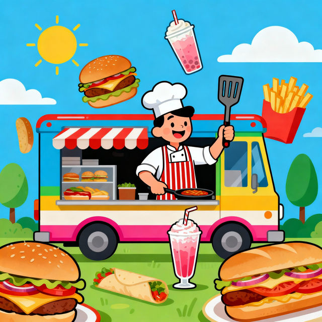 Food Truck Clip Art gallery
