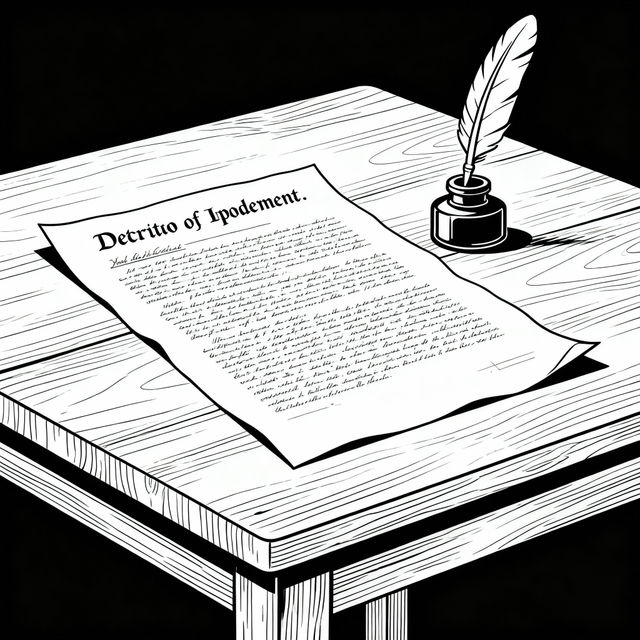 Declaration of Independence Easy Drawing gallery