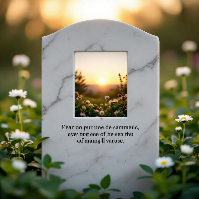 Memorial Plaque With Picture gallery