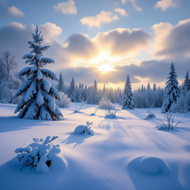 Snow Background Images - AI Generated gallery