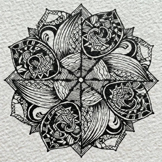 Art Zentangle Patterns - Created With AI gallery