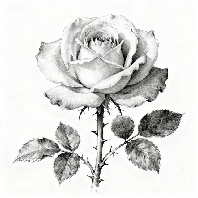 Flower Sketch Art - Made With AI gallery