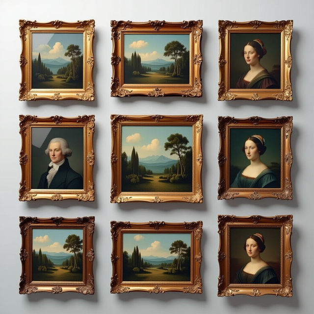 Multi Frame Picture Frames - Crafted by AI gallery