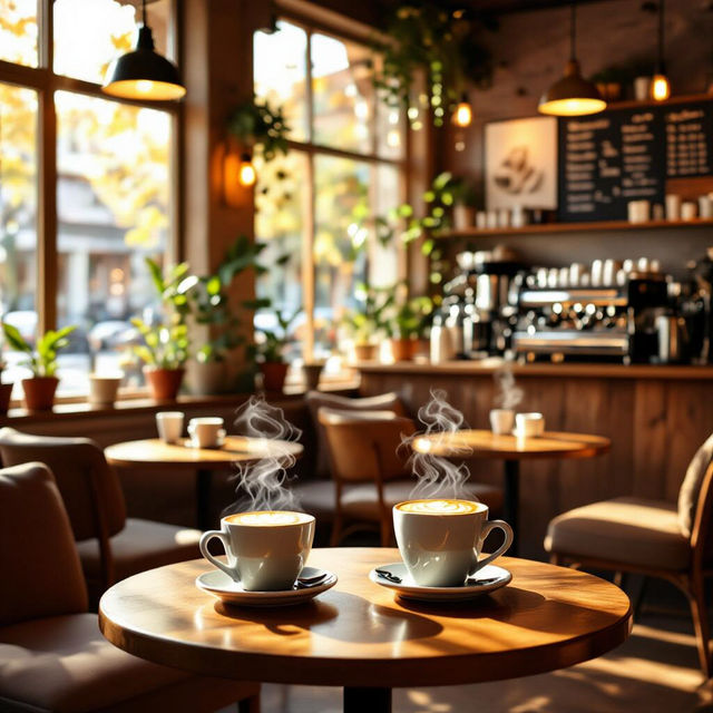 Coffee Shop Images - AI Generated gallery