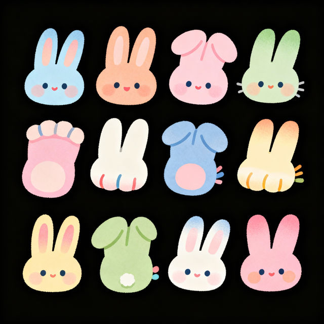 Bunny Feet Drawings gallery