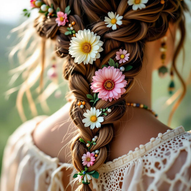 Boho Braids Pictures - AI Generated gallery