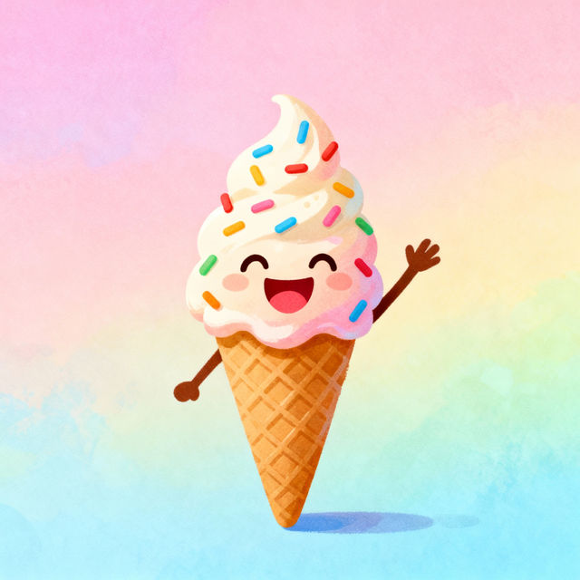 Ice Cream Drawing For Kids gallery