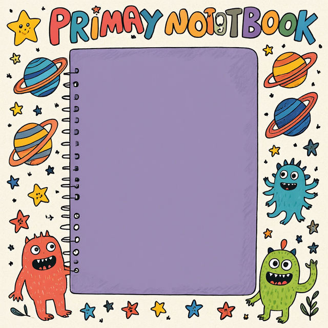 Primary Composition Notebook With Picture Space gallery