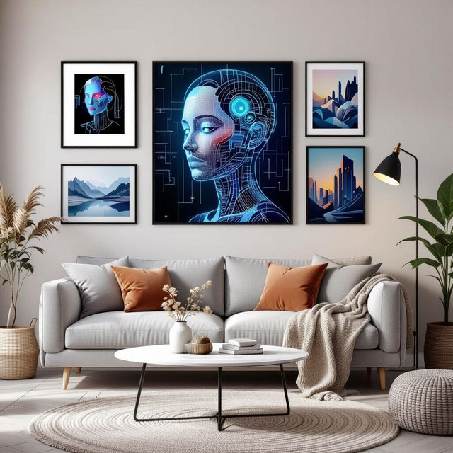 Where To Hang Pictures On Wall - AI Art Ideas gallery