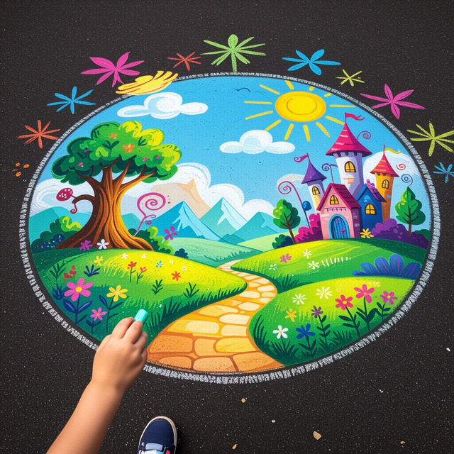 Easy Chalk Art Ideas - Create Yours Now gallery