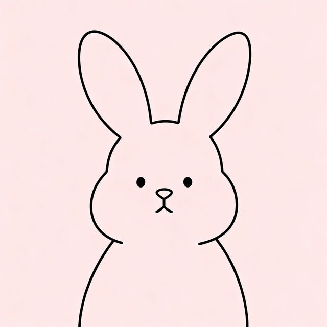 Simple Rabbit Drawings gallery
