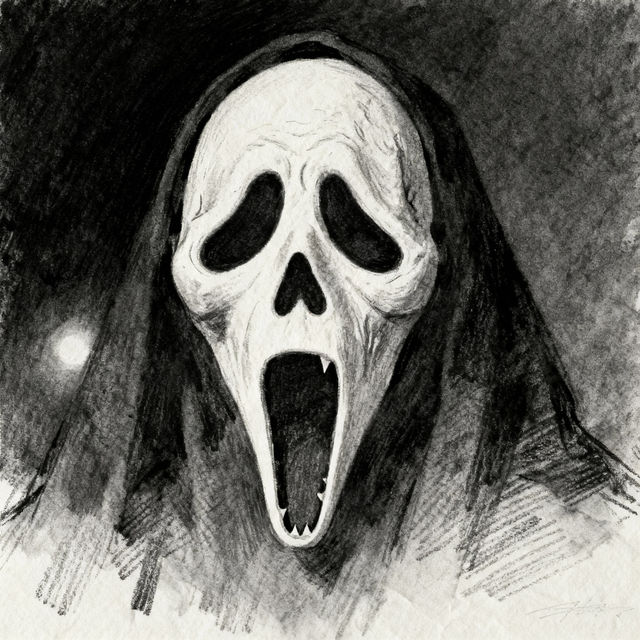 Ghost Face Sketch Art gallery