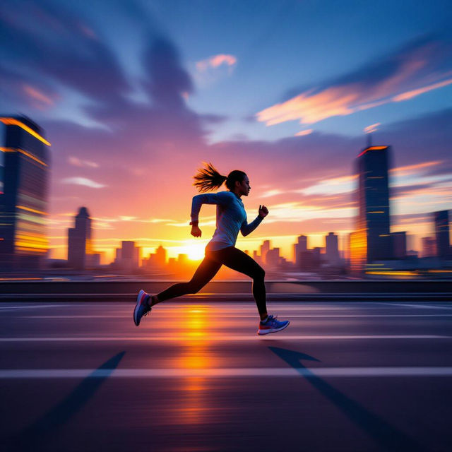 Picture Of Someone Running - AI Generated gallery