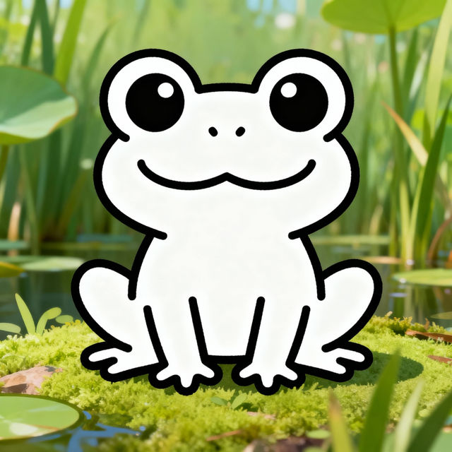 Easy Frog Drawings - Made With AI gallery