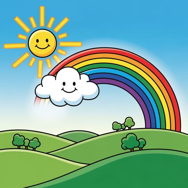 Easy Drawings For Kids Created With AI gallery