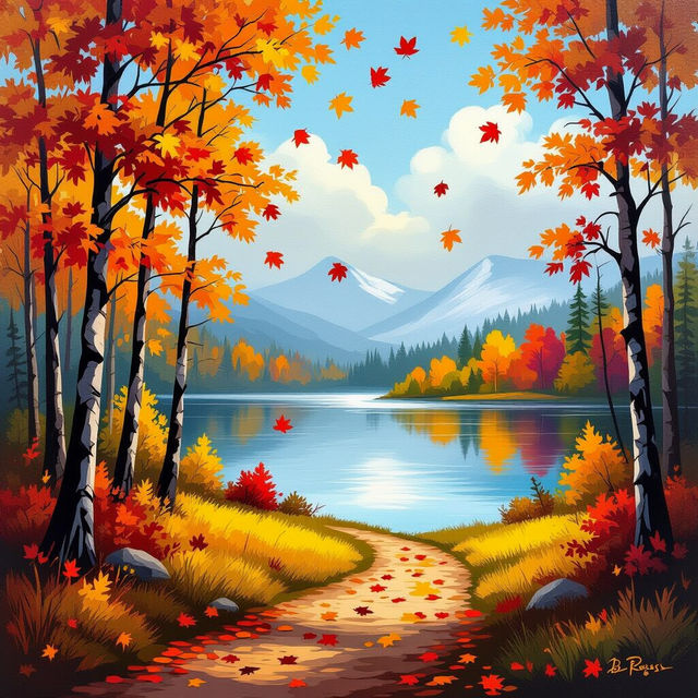 Fall Landscape Wallpapers - Made With AI gallery