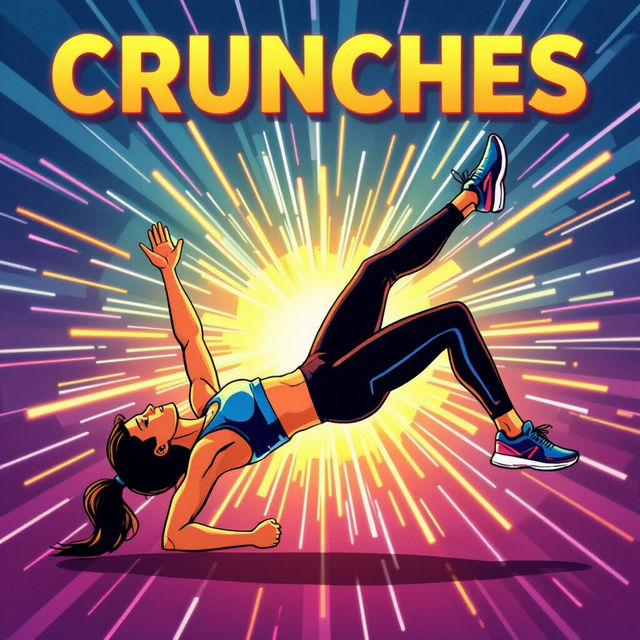Crunches Exercise Images - Made With AI gallery