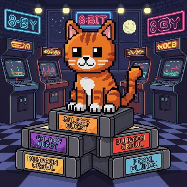 Explore Stunning Cat Pixel Art gallery