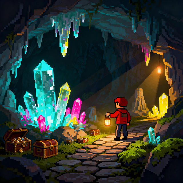Cave Pixel Art gallery