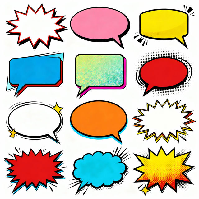 Speech Bubble Drawings - AI Generated gallery