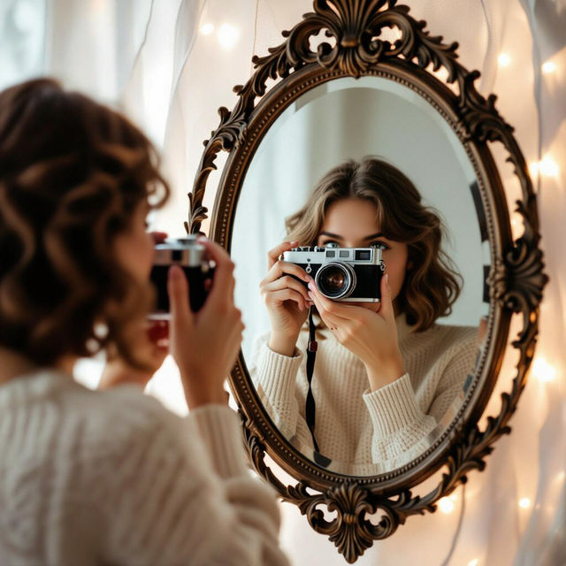 People Taking Pictures of Mirrors - AI Generated Art gallery