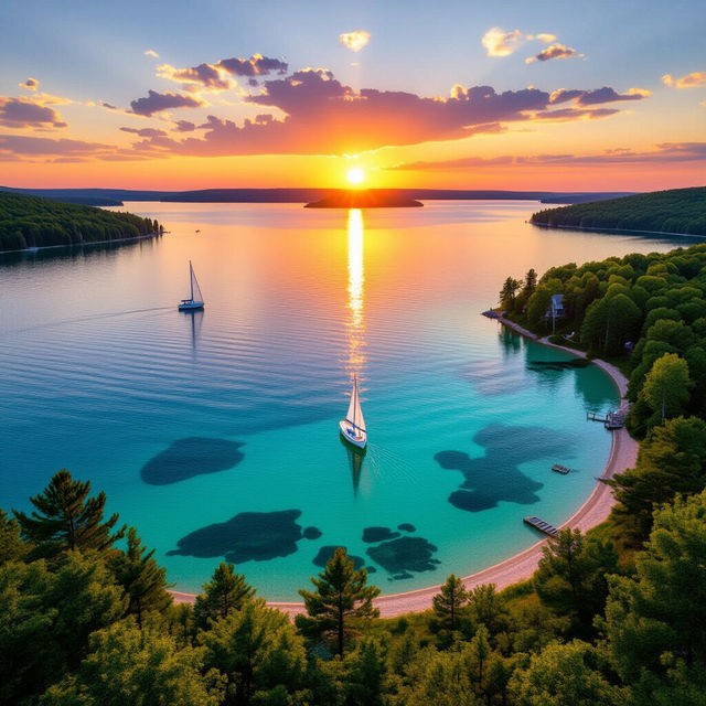 Torch Lake Michigan Pictures - Made With AI gallery