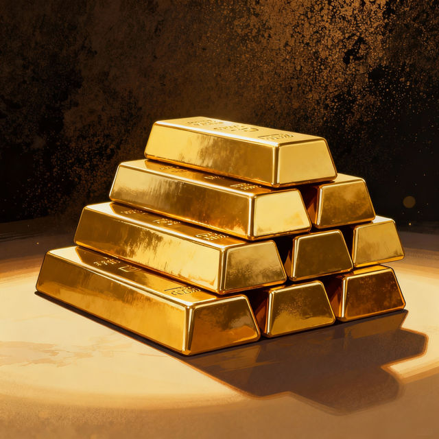 Gold Bars Drawings - AI Generated gallery