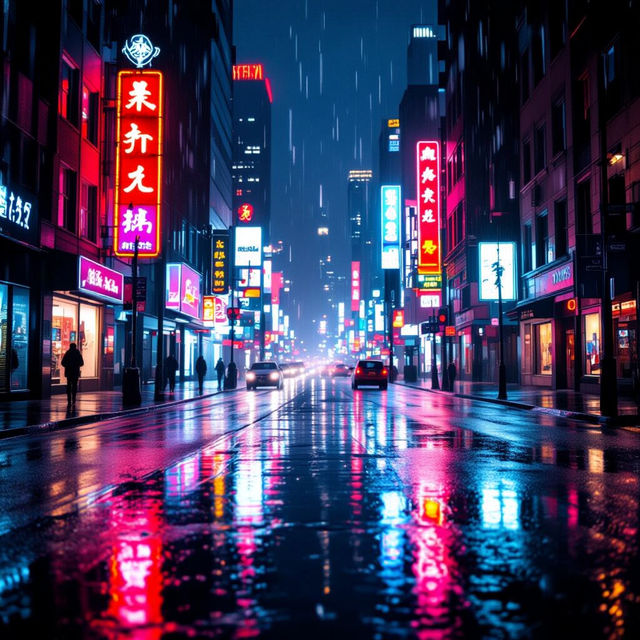 Raining Wallpaper - AI Generated gallery