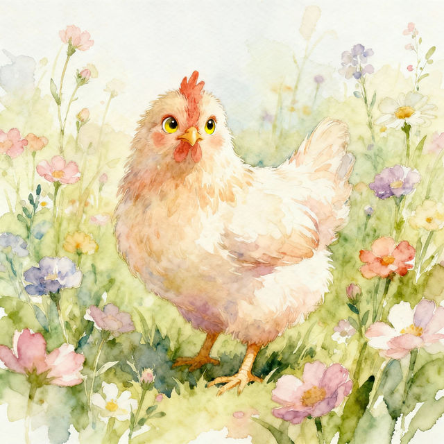 Chicken Drawings - Made With AI gallery