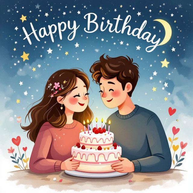 Love Romantic Happy Birthday Images gallery