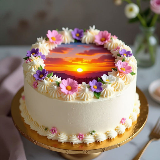 Cakes With Pictures On Them gallery