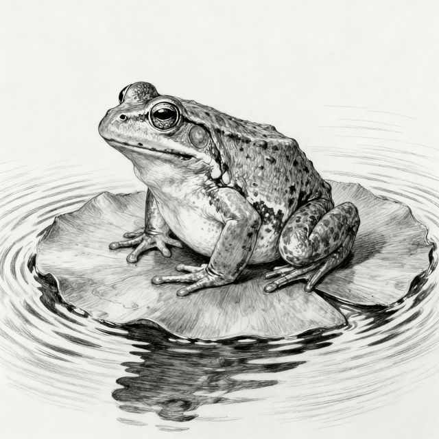 Bullfrog Drawings - AI Generated Art gallery