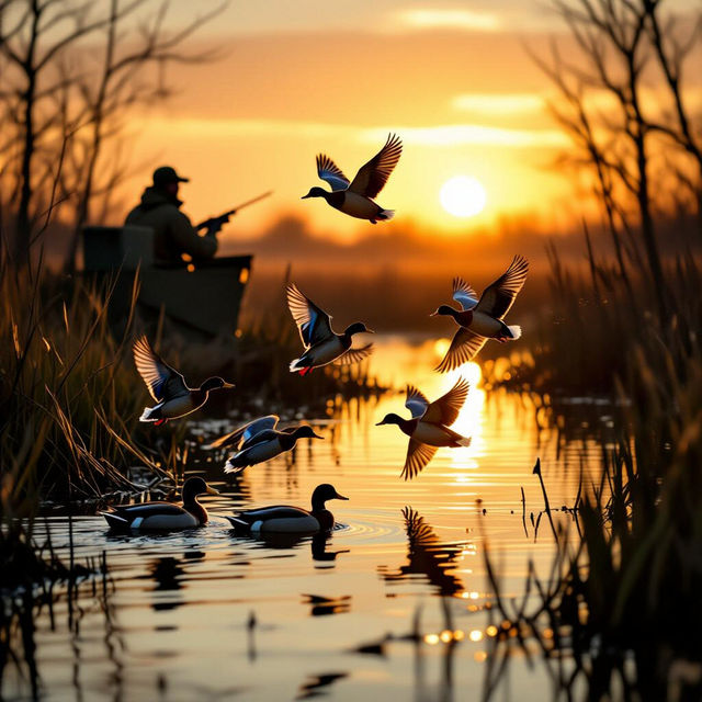 Duck Hunting Pictures - AI Generated gallery