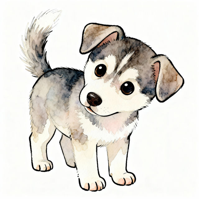 Easy Husky Drawings - Made With AI gallery