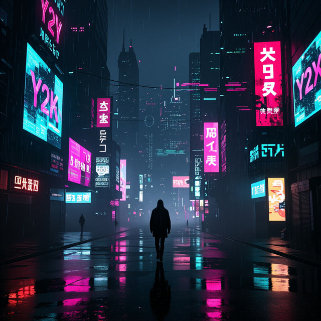 Cyber Y2k Wallpaper Black gallery