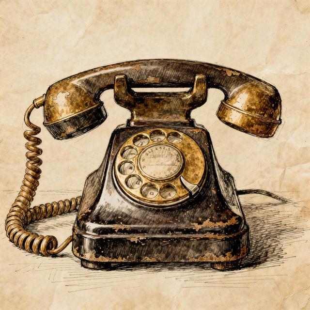 Old Phone Drawings - AI Art Gallery gallery