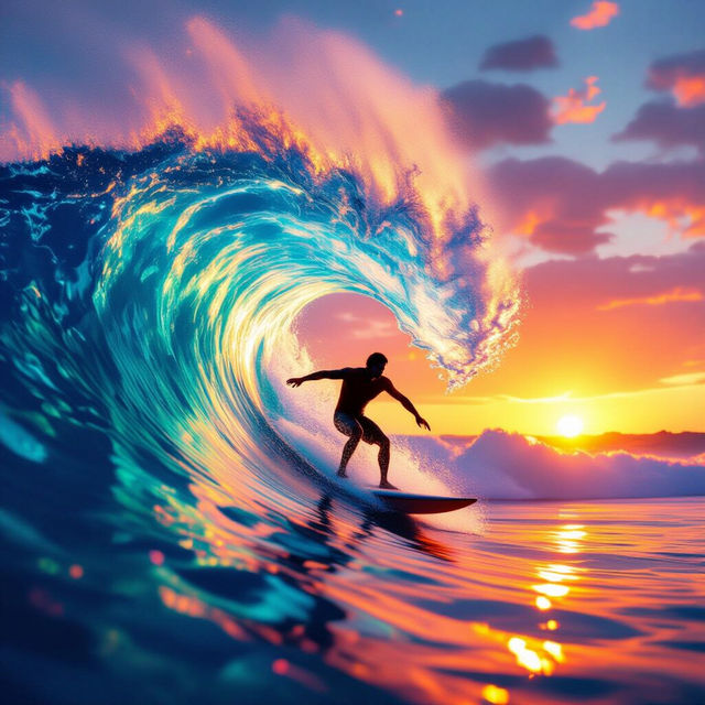 Surfer Wallpapers - Made With AI gallery