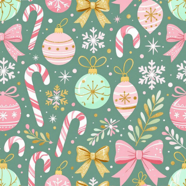 Cute Aesthetic Preppy Christmas Wallpaper gallery
