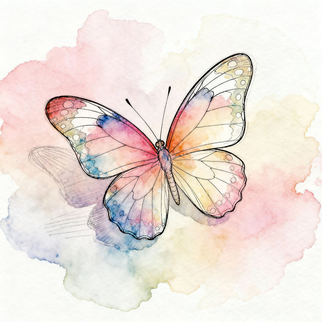 Easy Butterfly Drawings gallery