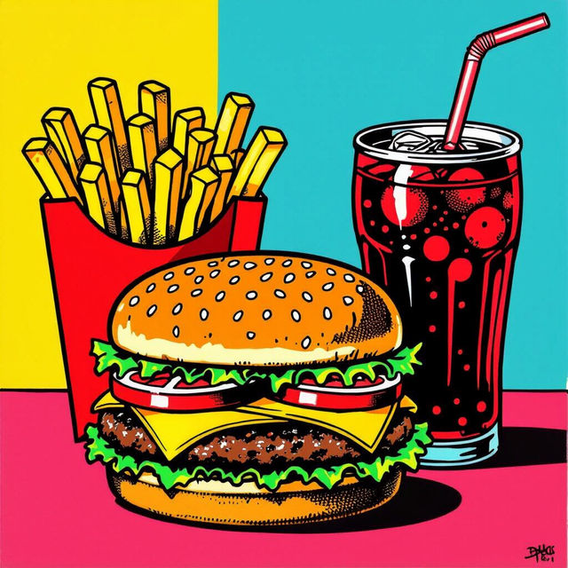 Food Pop Art gallery
