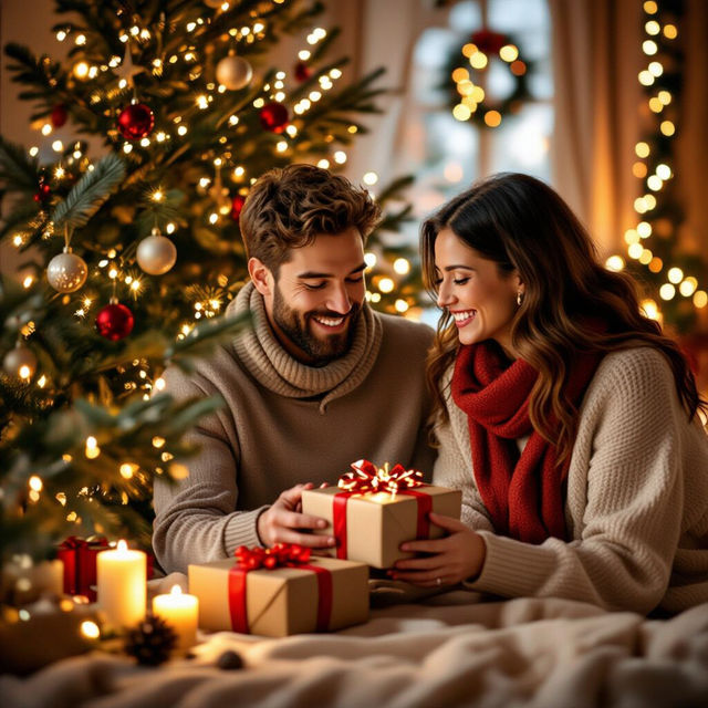Couples Christmas Pictures - Made With AI gallery