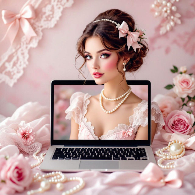 Pink Coquette Wallpaper for Laptops gallery