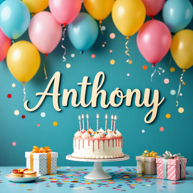 Happy Birthday Anthony Images gallery