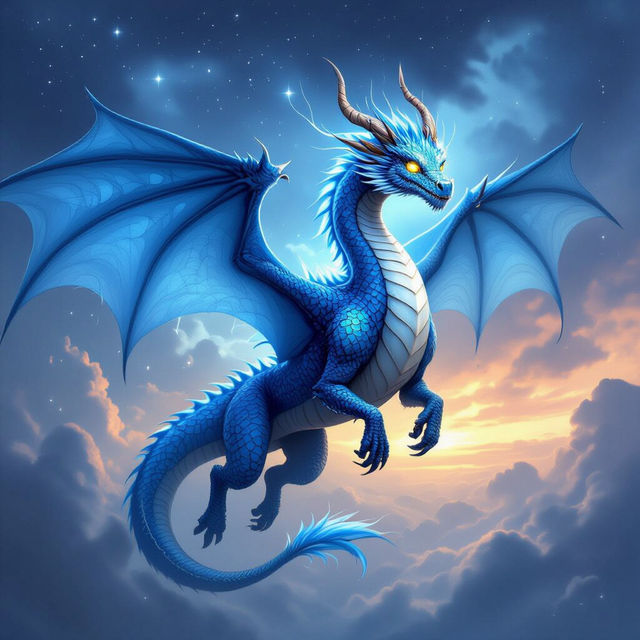 Blue Dragon Art - AI Generated gallery