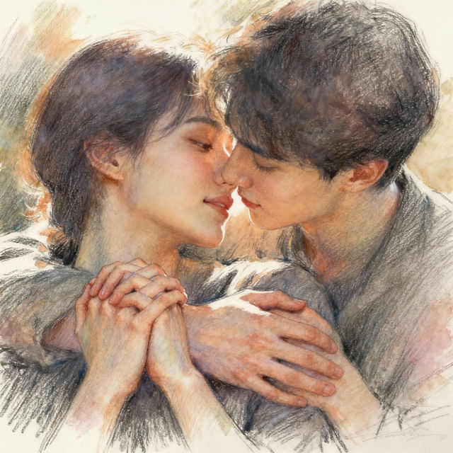 Love Sketch Art - Made With AI gallery