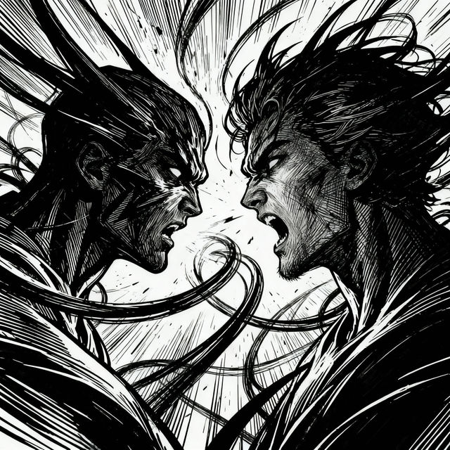 Conflict Drawing - Made With AI gallery