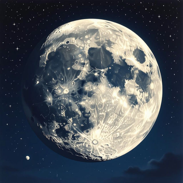 Moon Drawings - Realistic AI Art gallery