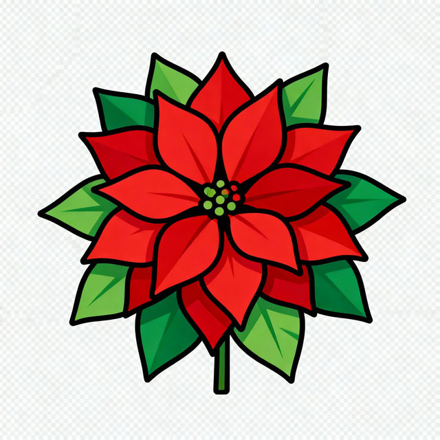 Clip Art Poinsettia gallery