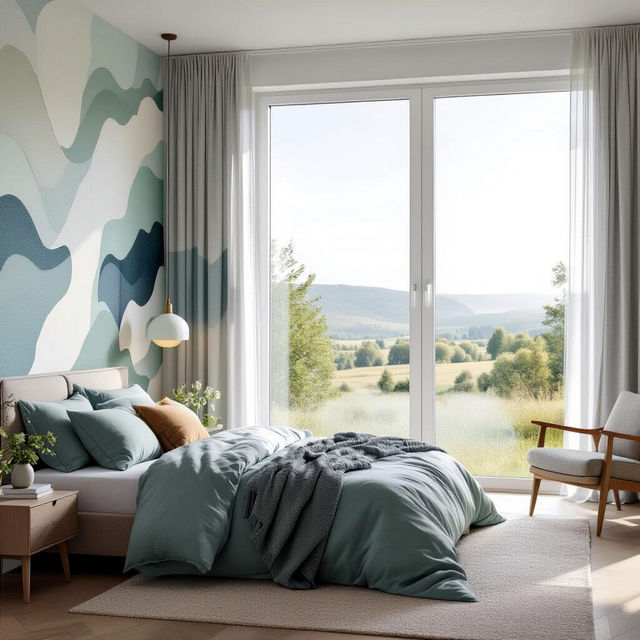 Bedroom Wallpapers - AI Generated gallery